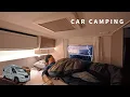 Download Lagu [Car camping in heavy rain] Scary. Strong thunderstorm. $140k motorhome