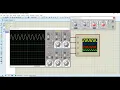 CRO and signal Generator simulation using proteus software Tamil