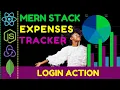 MERN stack Expenses Tracker project Login User Action react redux toolkit