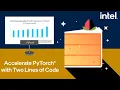 Accelerate PyTorch with Two Lines of Code Intel Software