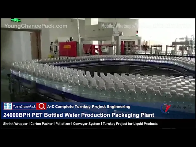 Small Drinking Industry Include Water Treatment Bottle Blowing Filling Capping Labelling Shrink Wrapping Palletizing Plants