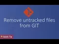 Remove untracked files from GIT git clean