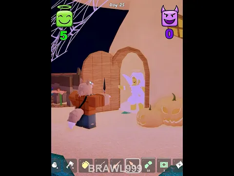 TRICK Or TREAT With Full Set Of Costumes #99nightintheforest #99nights #roblox