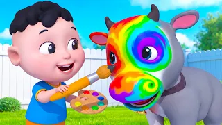 Sắc Màu Em Yêu - Hoạt Hình Bé Yêu Học Màu Sắc - Nhạc Thiếu Nhi Remix Sôi Động Cho Bé