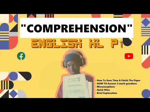 Download MP3 How To Answer Grade 12 ENGLISH HL Comprehension (Full Lesson)