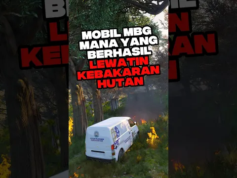 Mobil MBG Mana Yang Berhasil Lewatin Kebakaran Hutan #shorts #gtav