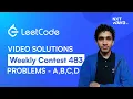 LeetCode Weekly Contest 483 Solutions A D NxtWaveTech