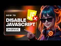 How To Disable JavaScript In Brave Browser 2026