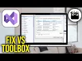 How To Fix Missing Toolbox Option in Visual Studio WinForms
