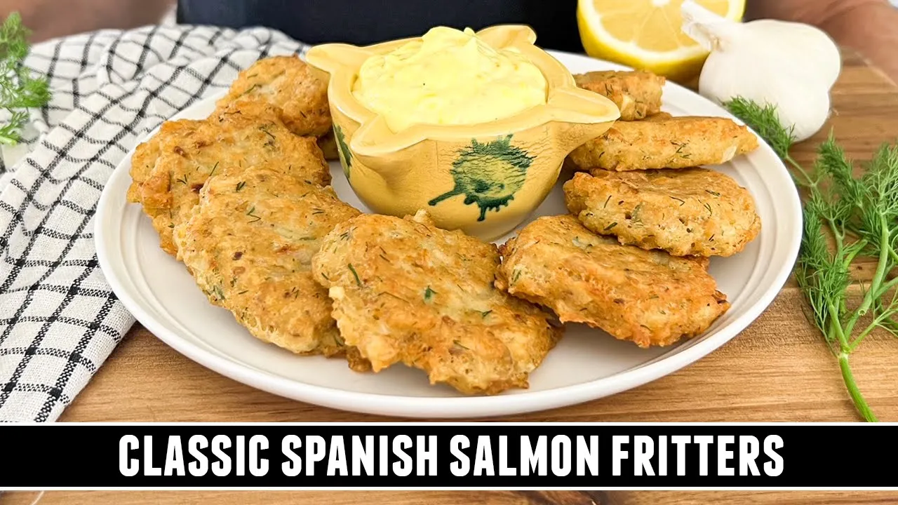 Classic Spanish Salmon Fritters   EASY 20 Minute Tapas Recipe