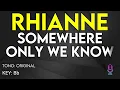 Download Lagu Rhianne - Somewhere Only We Know - Karaoke Instrumental