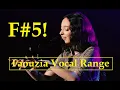 Lagu Faouzia Live Vocal Range (Eb3-F#5-Bb5) at Burton Cumming Concert