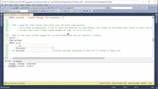 SQL Aggregates SUM function