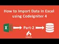 Importing Excel Data with CodeIgniter 4 Step-by-Step Guide