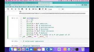 Python Operators Part 1 Explained Arithmetic Assignment Comparison by Mani