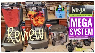 Review Ninja BL770 Mega Kitchen Blender System Smoothies Dough 1500W VERY POWERFUL