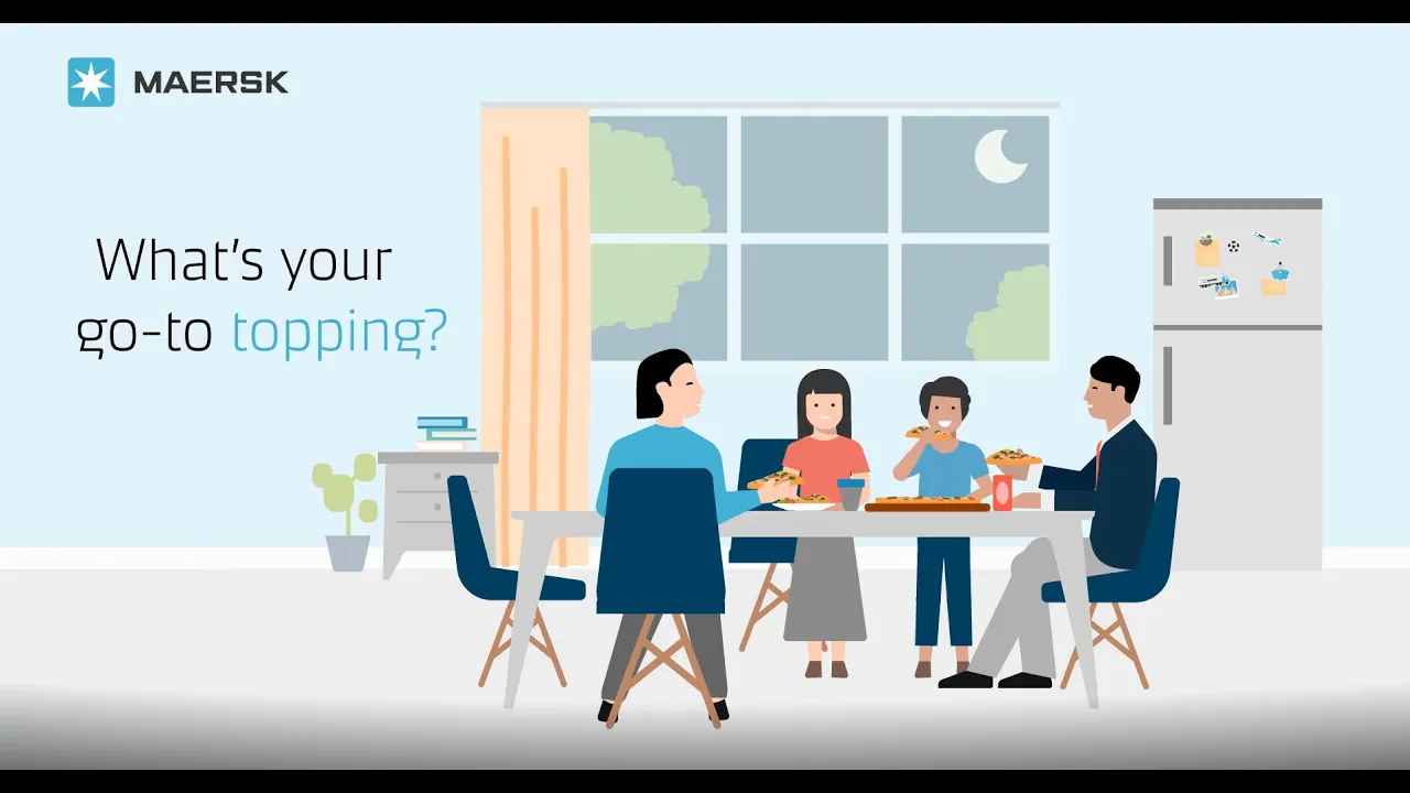 Maersk Pizza supply chain story
