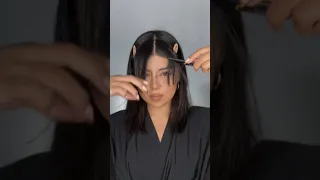 اموزش کوتاه کردن مو چتری  دندنها