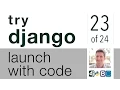 Try Django - Launch with Code