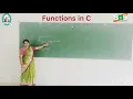 Functions in C Problem Solving using C SNS institutions