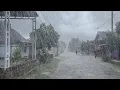 Lagu the biggest rainstorm in history in the village, strong winds and lightning every day in the village