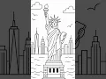 This Statue of Liberty Coloring Page is Pure July 4th Magic