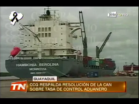 CCG respalda resolución de la CAN sobre tasa de control aduanero