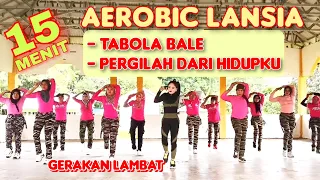 15 menit senam aerobik lansia tabola bale lagu timur viral choreo irna chendani