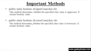 229 isLowerCase Method in Java Programming Hindi