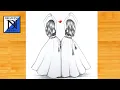 How to draw a Dancing Girls - Drawing tutorial Pencil drawing easy dancing girl drawing