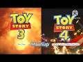 Toy story 3 and 4 the claw and Parting gifts & new horizons but it's 2010 and 2019 mashup movies