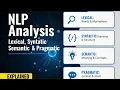 Lexical Syntactic Semantic Pragmatic Analysis in NLP Explained