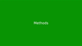 Chapter 6 Methods the fundamentals