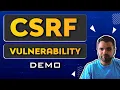 Cross Site Request Forgery Vulnerability Demo CyberSecurityTV