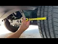 How to do an alignment on a car at home using only a tape-measure And Alignment Basics