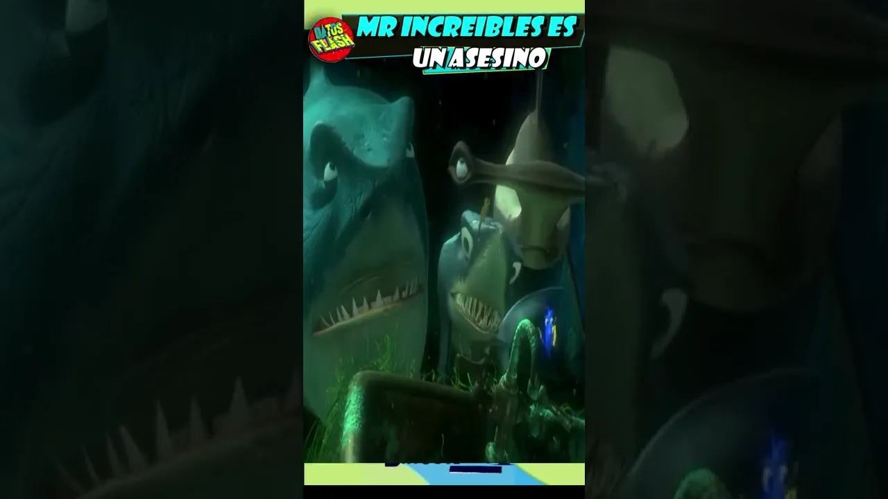 MR INCREIBLE M4T* al padre de BRUCE de buscando a nemo | #shorts |teoria @DATOSFLASH