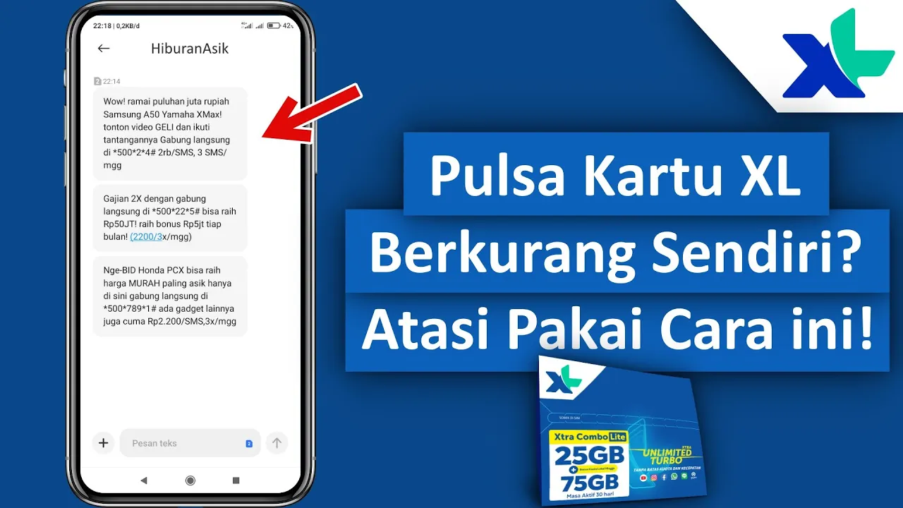 CARA CEK PULSA XL TERBARU