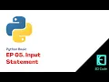 Belajar Python Dasar - Input Statement