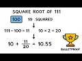 How to calculate any square root mentally The babylonian method