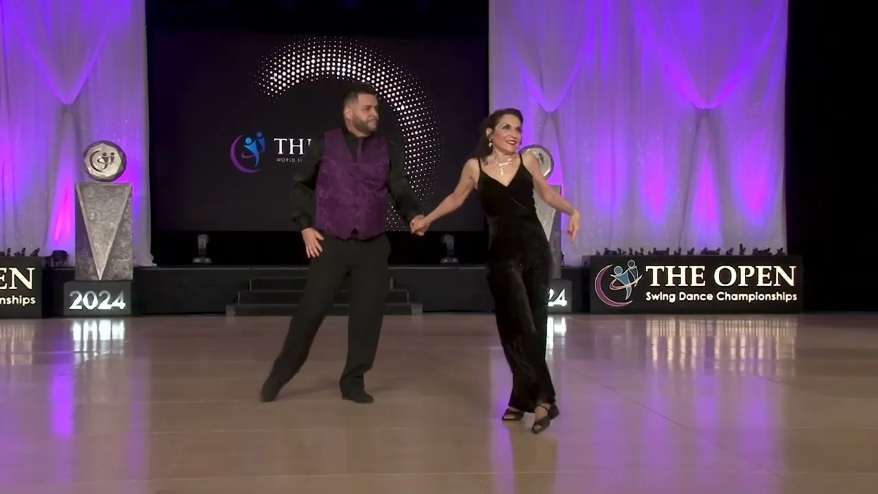 Guigo Sortica and Cheryl Foster - 5th Place Pro-Am Sophisticated - Follower - The Open 2024