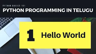 Python Programming in Telugu 1 Hello World
