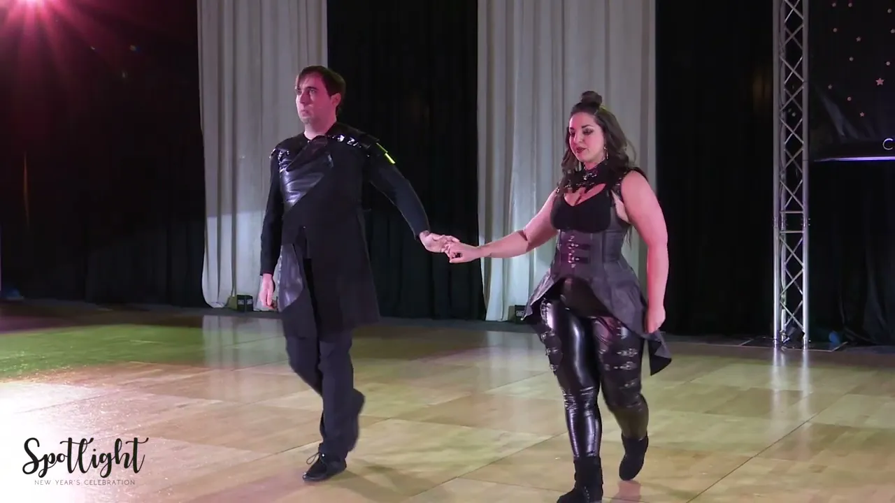 Spotlight New Year's Celebration 2023 Novice Pro Am Spotlight Michael Newman with Ariel Peck