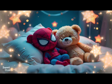 Spiderman Sleeps with Teddy Bear 12 Minutes of Calm Lullaby