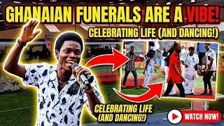 ghanaian funerals are on another level the energy at this ghana funeral is unbelievable