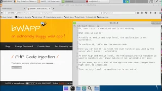 All levels bWAPP PHP Code Injection