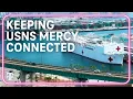 Cell On Wheels for USNS Mercy Hospital T-Mobile