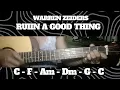 RUIN A GOOD THING // WARREN ZEIDERS // SIMPLE EASY INTRO TUTORIAL GUITAR CHORDS 