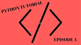 PYTHON TUTORIAL FOR ABSOLUTE BEGINNERS EPISODE 4 - Else If Statement and Intro to Loops Pt 1