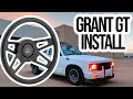 GRANT GT steering wheel install on my Chevy Truck