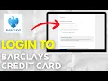 How To Login To Barclaycard Credit Card Account Barclaycard Login 2026
